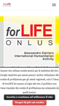 Mobile Screenshot of forlifeonlus.info